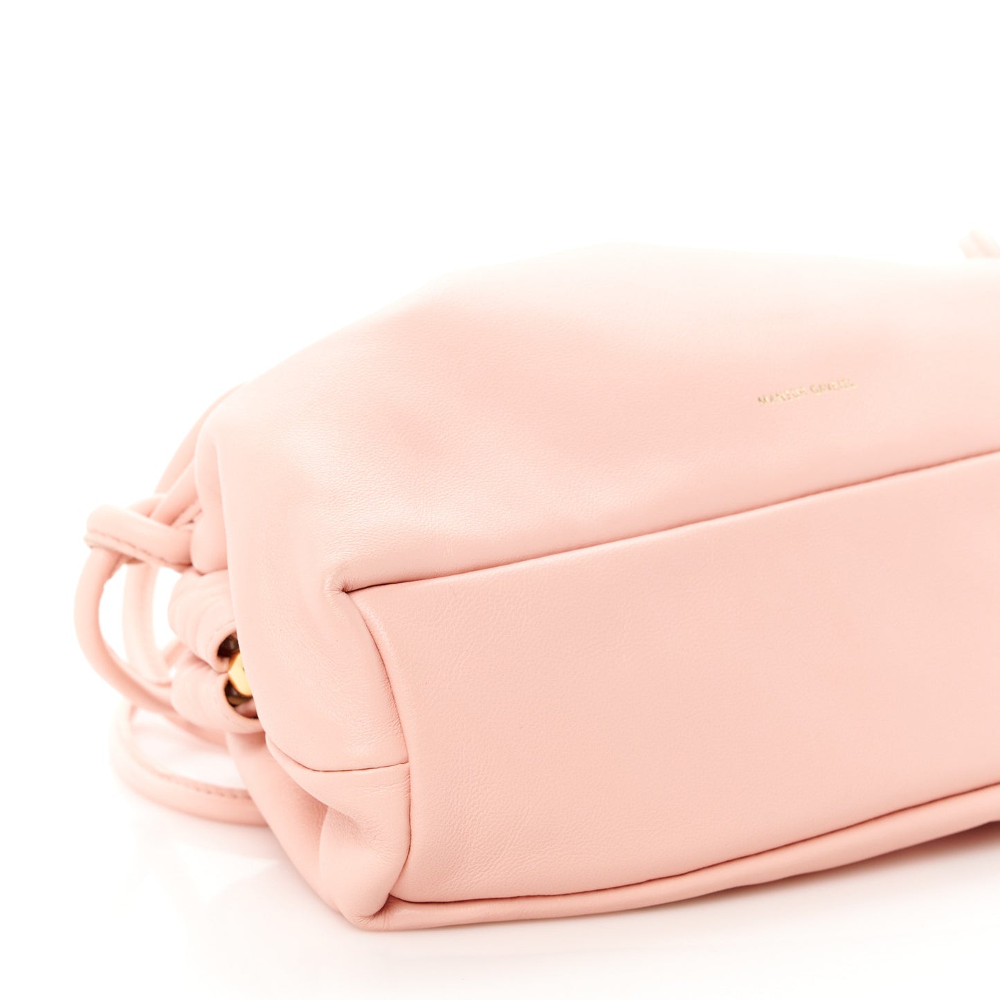 Lambskin Mini Cloud Clutch Dahlia