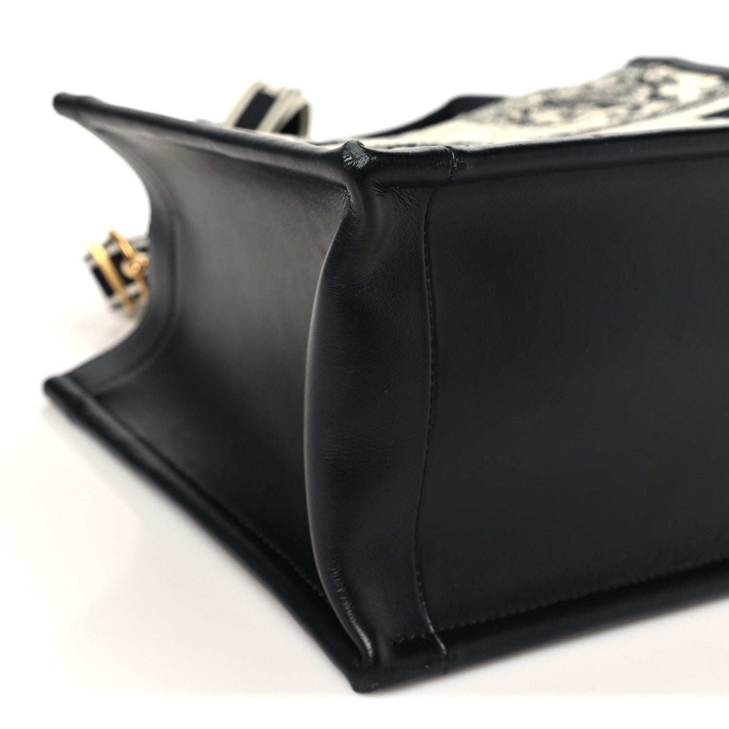 Christian Dior Calfskin Dioriviera Toile De Jouy Small Book Tote With Strap Latte Multicolor 7 of 9