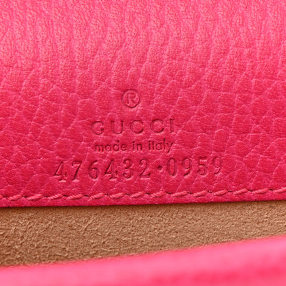 Gucci Dollar Calfskin Crystal Super Mini Dionysus Shoulder Bag Box Pink Black Diamond 6 of 11