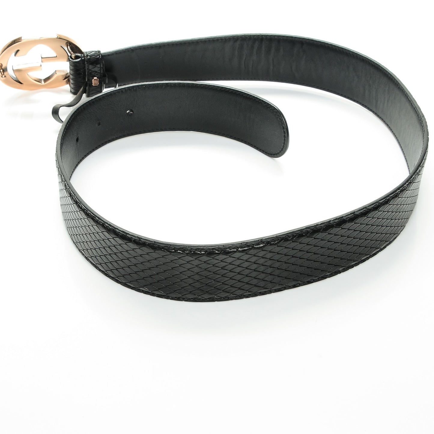 Python Interlocking G Belt 80 32 Black