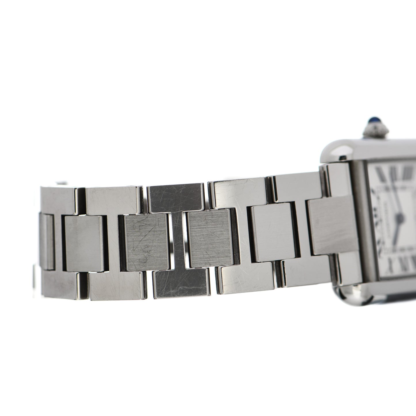 Stainless Steel 24mm Tank Solo Quartz Watch