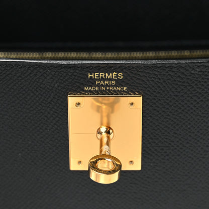 Hermes Epsom Kelly Sellier 28 Black 6 of 11
