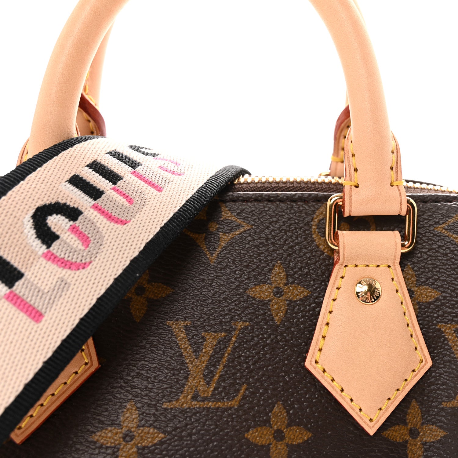 Louis Vuitton Monogram Speedy Bandouliere 20 Black 1883846