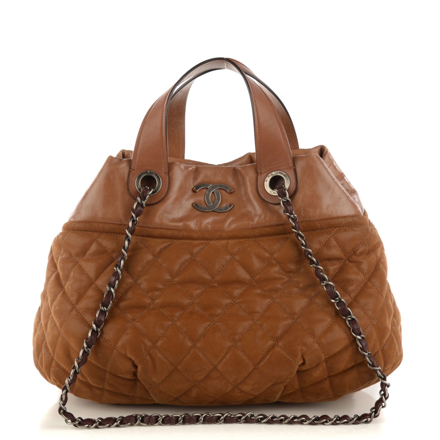 Chanel Iridescent Calfskin Small In The Mix Tote Light Brown 1 of 7