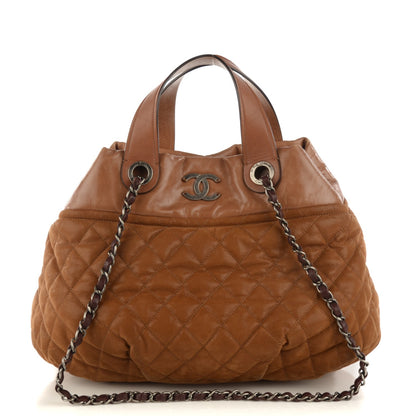 Chanel Iridescent Calfskin Small In The Mix Tote Light Brown 1 of 7