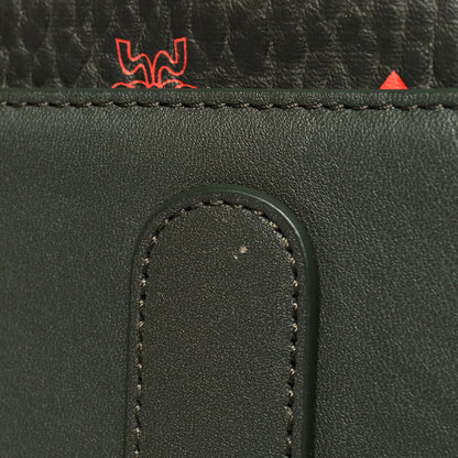 MCM Visetos Large Traveler Weekender Duffle Bag Winter Moss 12 of 12