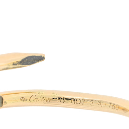 Cartier 18K Yellow Gold Small Juste Un Clou Ring 60 9 4 of 5