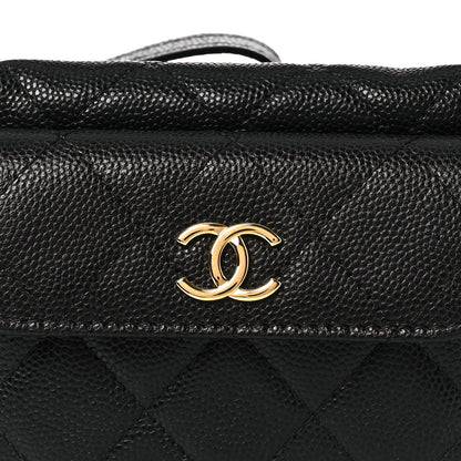 Chanel Caviar Quilted Polly Pocket Pouch Hobo Black 8 of 12