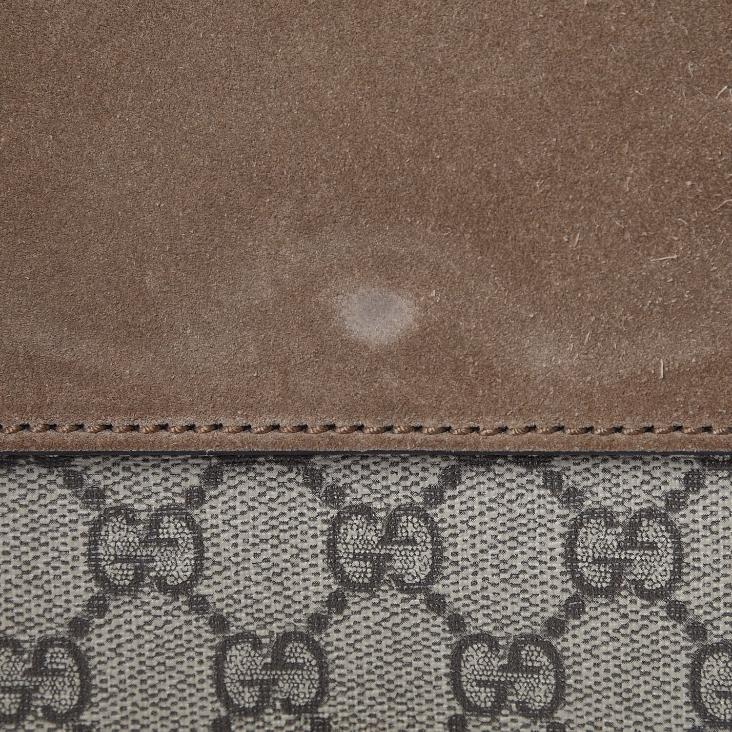 Gucci GG Supreme Monogram Mini Dionysus Shoulder Bag Taupe 9 of 13