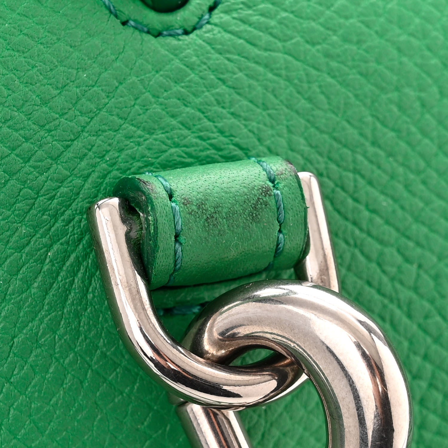 Celine Grained Calfskin Micro Belt Bag Pop Green 12 of 12