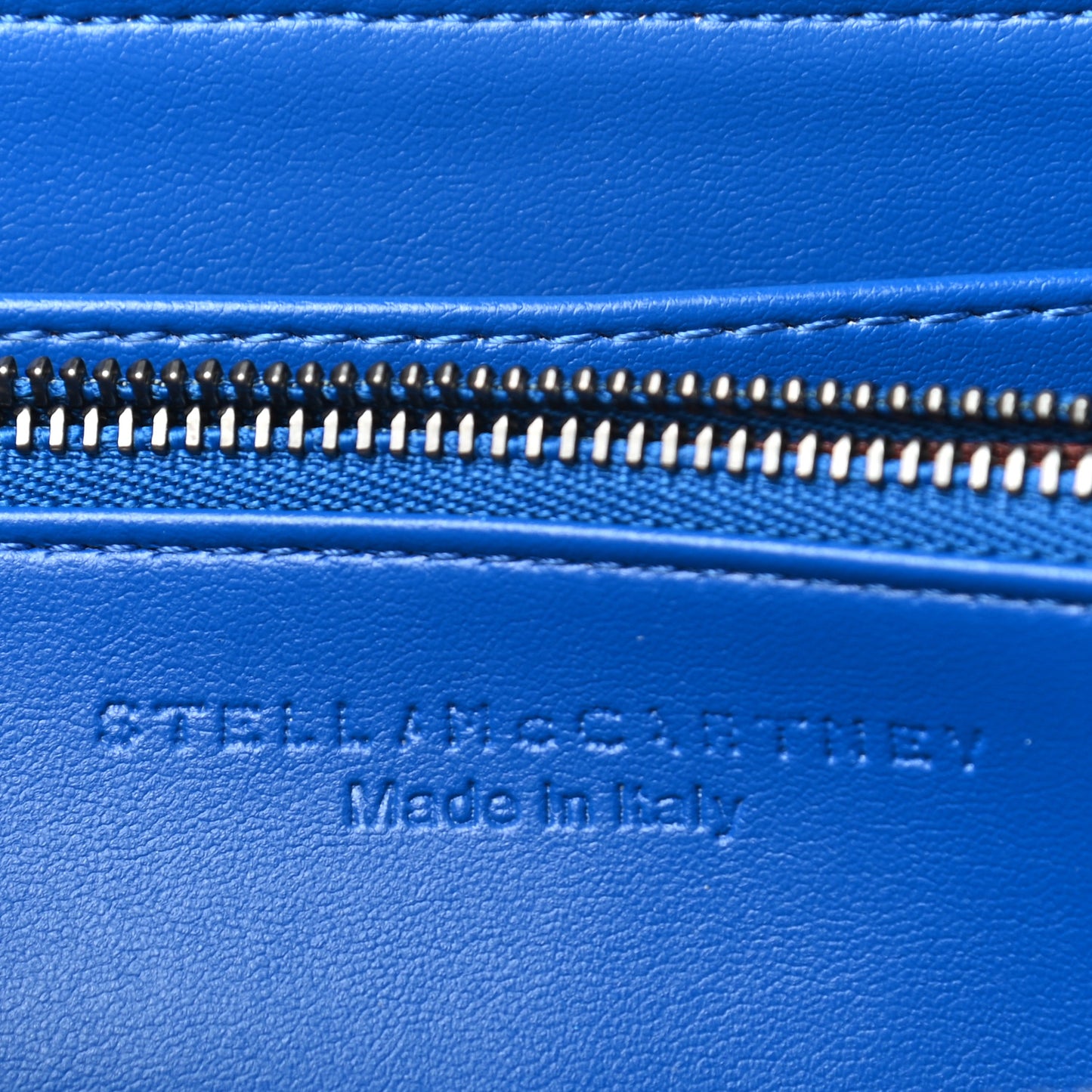 Shaggy Deer Falabella Zip Around Wallet Blue