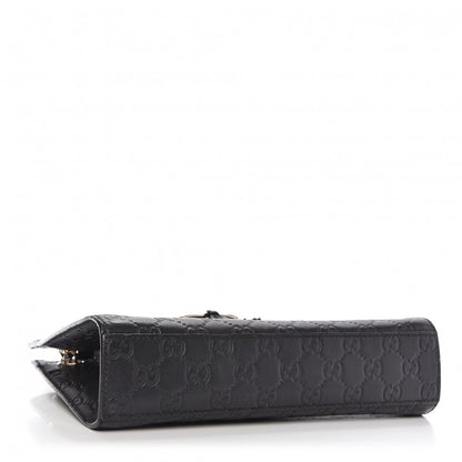 Gucci Guccissima Small Emily Shoulder Bag Black 4 of 11