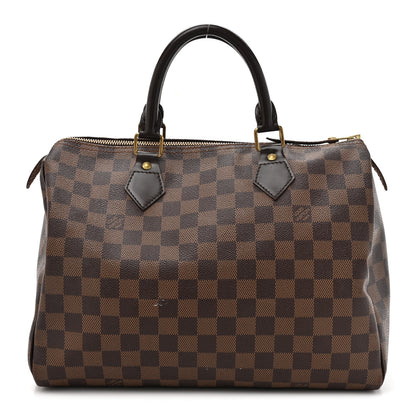 Louis Vuitton Damier Ebene Speedy 30 1 of 19