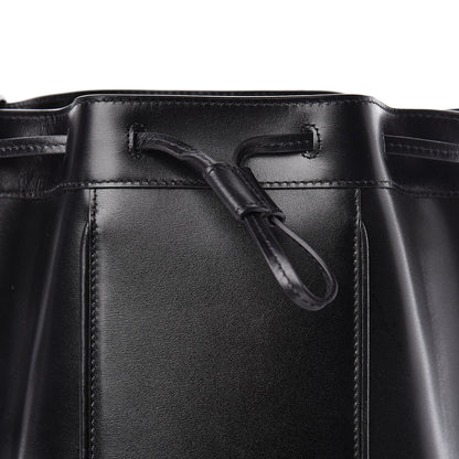Saint Laurent Smooth Calfskin Medium Talitha Bucket Bag Black 8 of 10