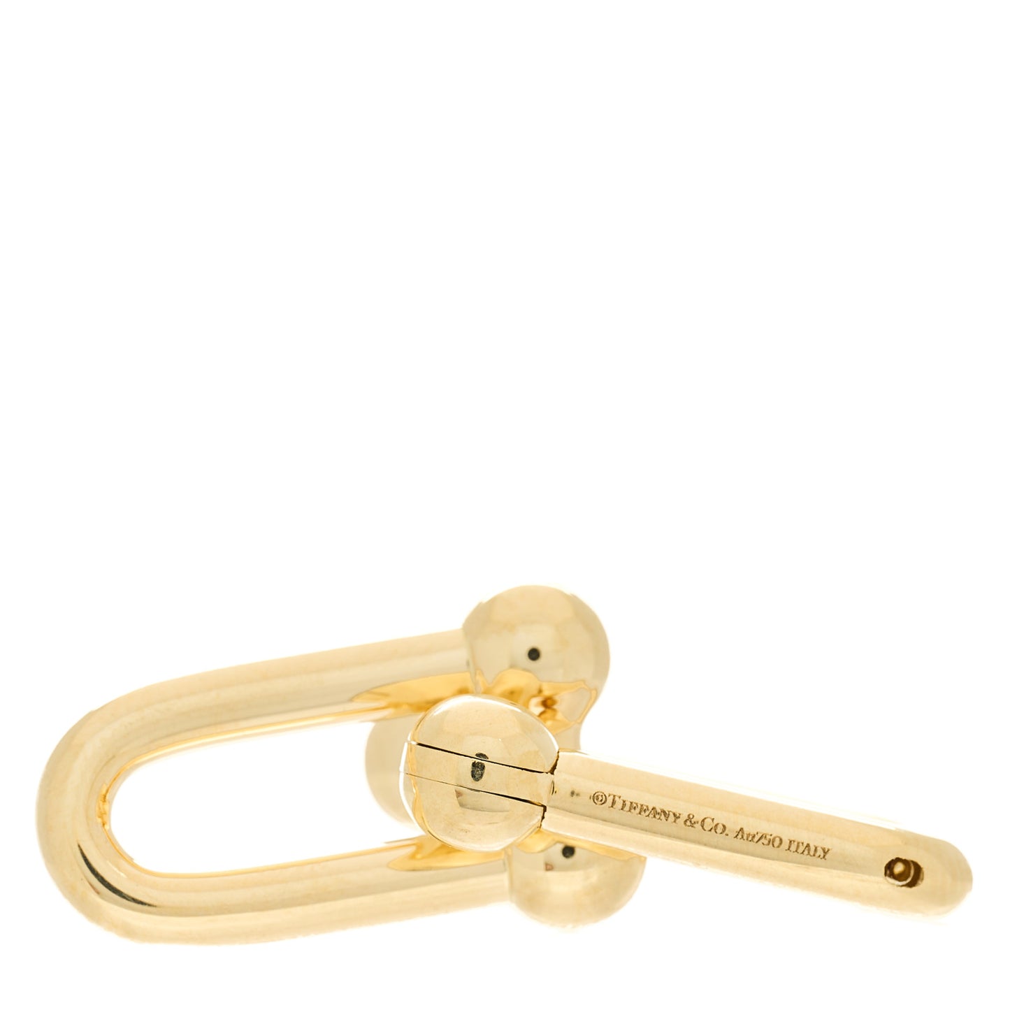 18K Yellow Gold Large HardWear Link Earrings