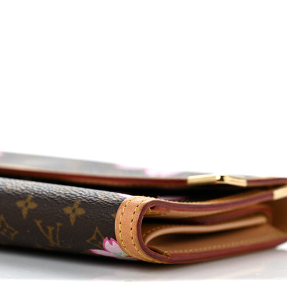 Louis Vuitton Monogram Cherry Blossom Porte Tresor International Wallet Brown 8 of 10