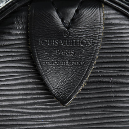 Louis Vuitton Epi Speedy 25 Black 6 of 8