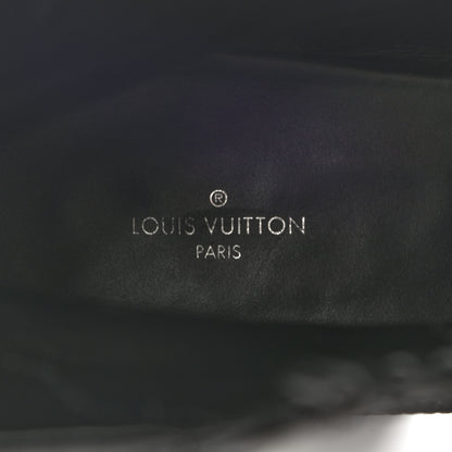 Louis Vuitton Suede Calfskin Monogram Laureate Platform Desert Boots 38.5 Black 8 of 13