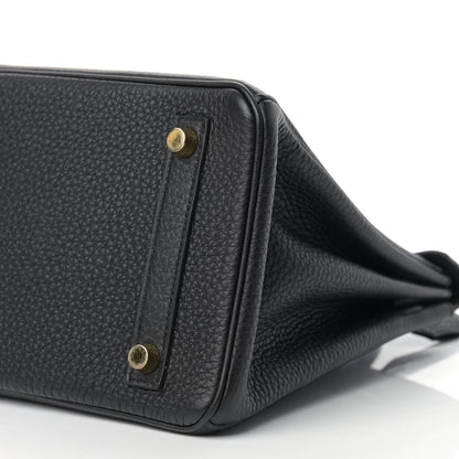 Hermes Togo Birkin 25 Black 9 of 12