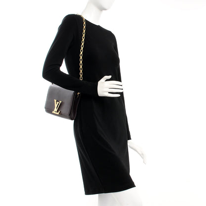 Louis Vuitton Calfskin Chain Louise GM Amarante 2 of 8