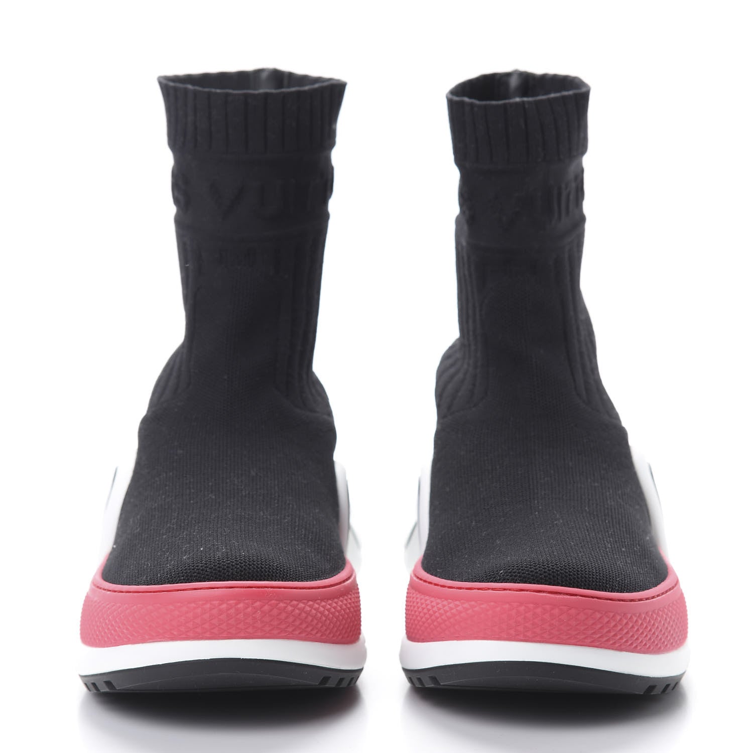 Louis Vuitton Stretch Textile LV Archlight Sneaker Boots 38 Fuchsia Black 2 of 8