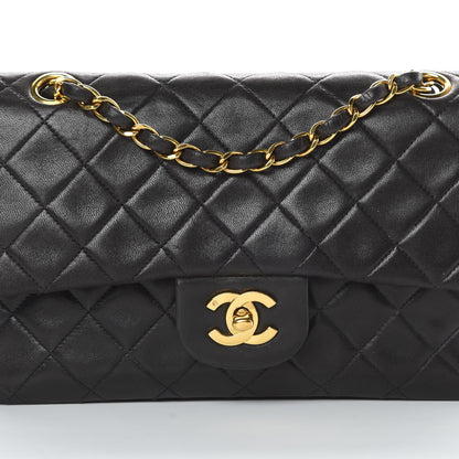 Chanel Lambskin Quilted Small Double Flap Black 10 of 16