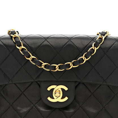 Chanel Lambskin Quilted Mini Square Flap Black 9 of 16