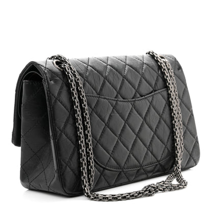 Chanel Aged Calfskin Quilted 2.55 Reissue 226 Flap Black 3 of 11