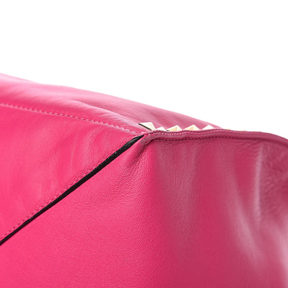 Valentino Garavani Nappa Medium Rockstud Soft Tote Pop Fuxia 11 of 13