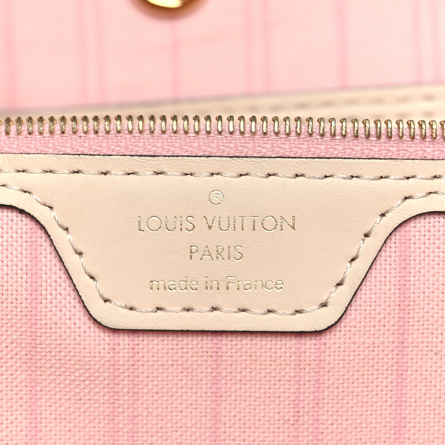 Damier Azur Braided Neverfull MM Pink