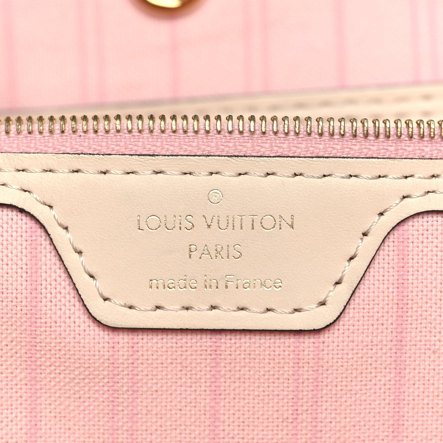 Louis Vuitton Damier Azur Braided Neverfull MM Pink 7 of 10