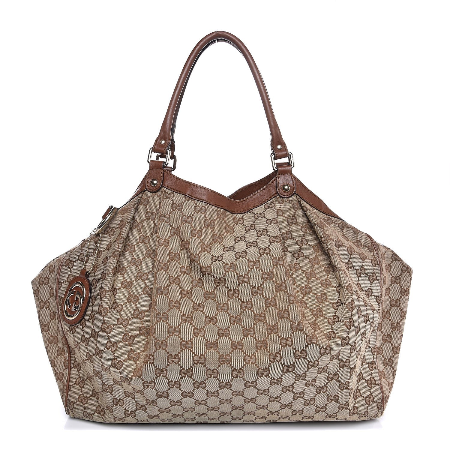 Gucci Monogram Large Sukey Tote Brown 1 of 13