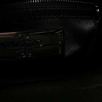 Valentino Garavani Vitello Small Rockstud Double Handle Tote Black 6 of 9