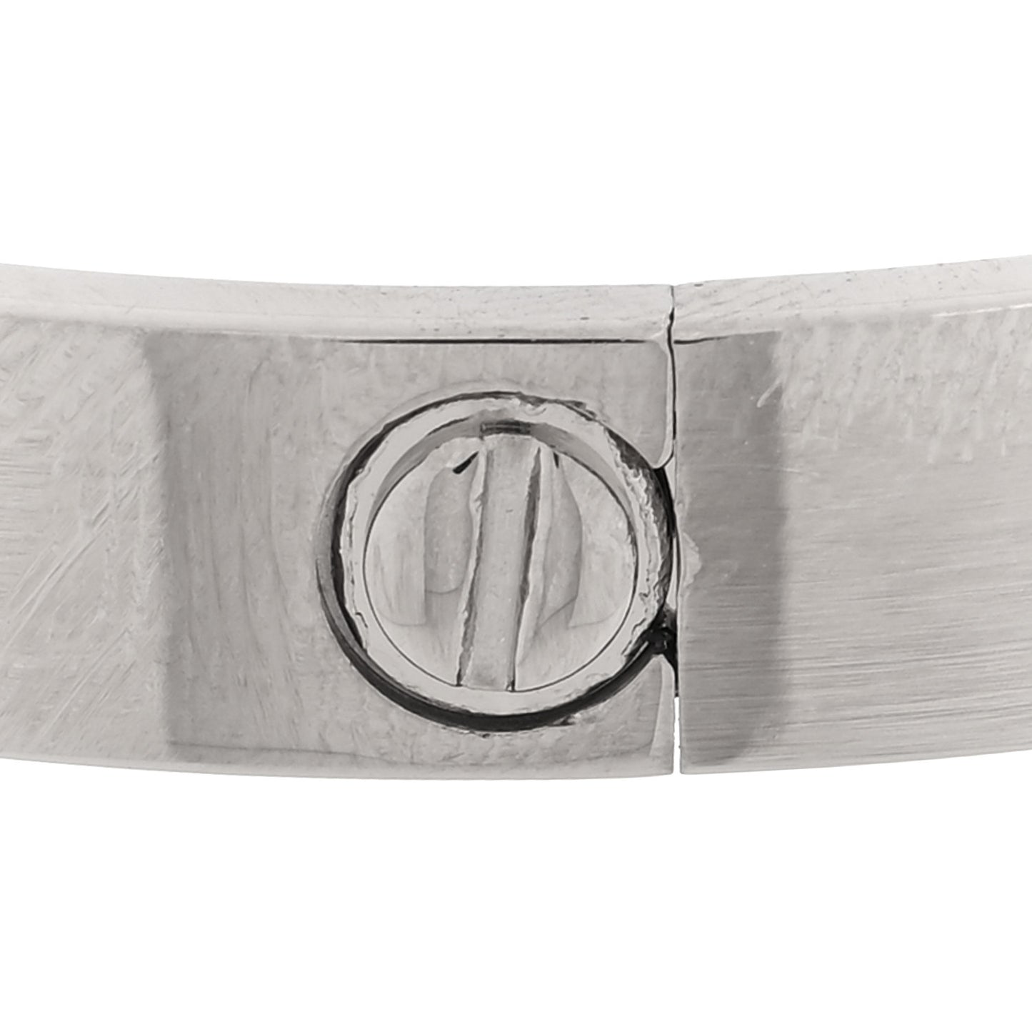 18K White Gold LOVE Bracelet 17