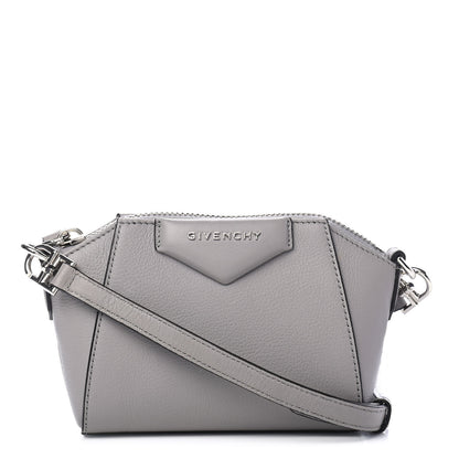Givenchy Sugar Goatskin Nano Antigona Pearl Grey 1 of 9