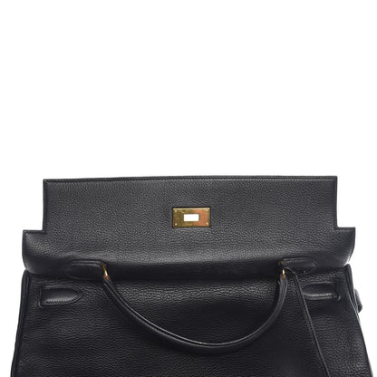 Hermes Taurillon Clemence Kelly 40 Black 7 of 35