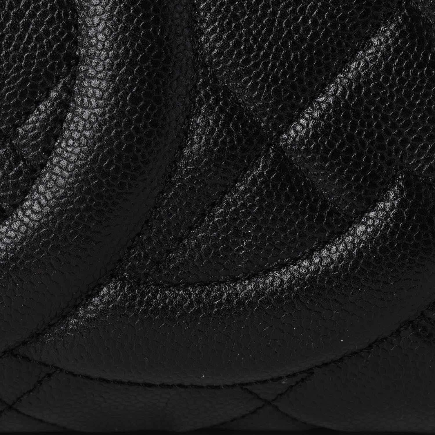 Chanel Caviar Quilted CC Timeless Soft Tote Black 10 of 10