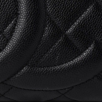 Chanel Caviar Quilted CC Timeless Soft Tote Black 10 of 10