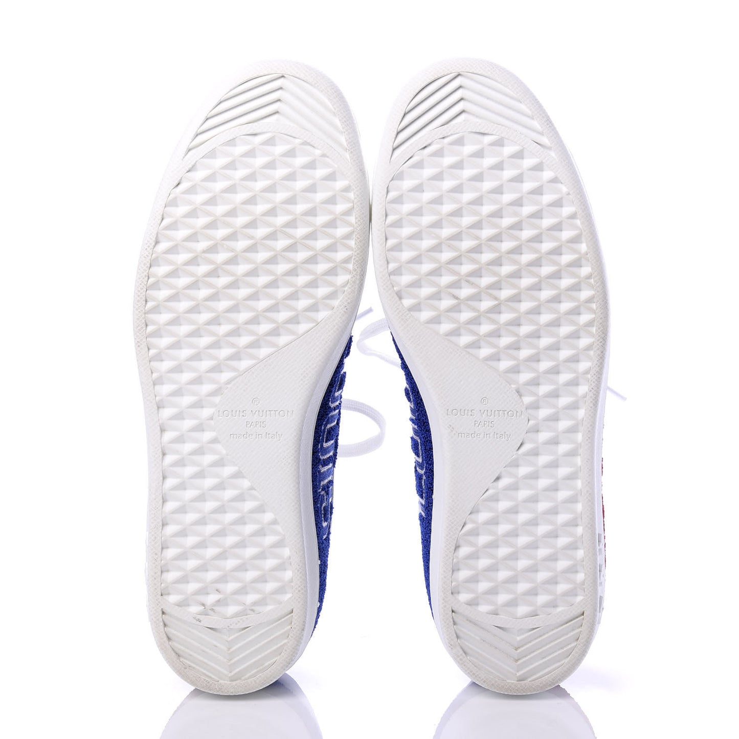 Calfskin Luxembourg Sneakers 8 Red Blue White