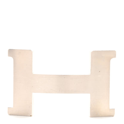 Hermes Brushed Palladium 32mm H Belt Buckle 1 of 4