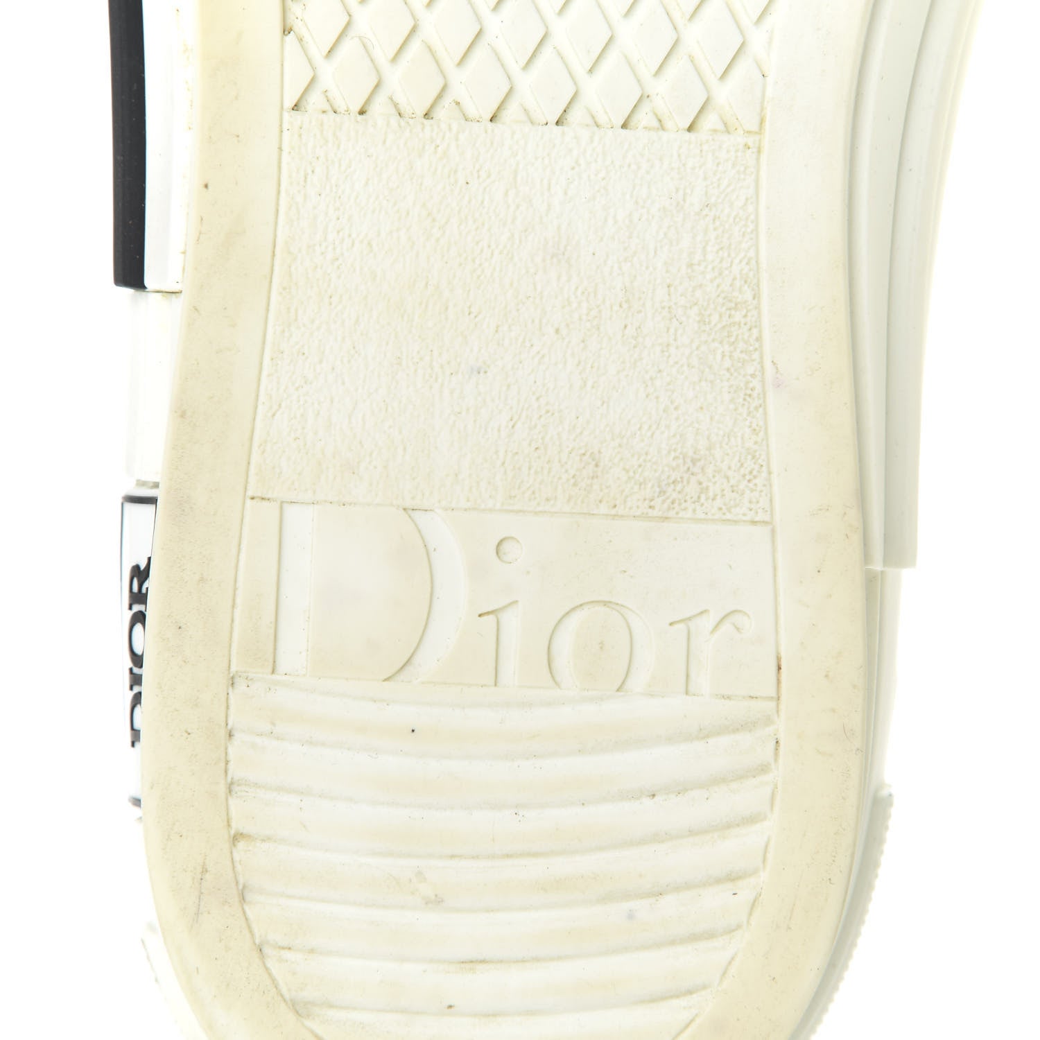 Christian Dior Technical Canvas Oblique Mens B23 High Top Sneakers 43 White 8 of 13
