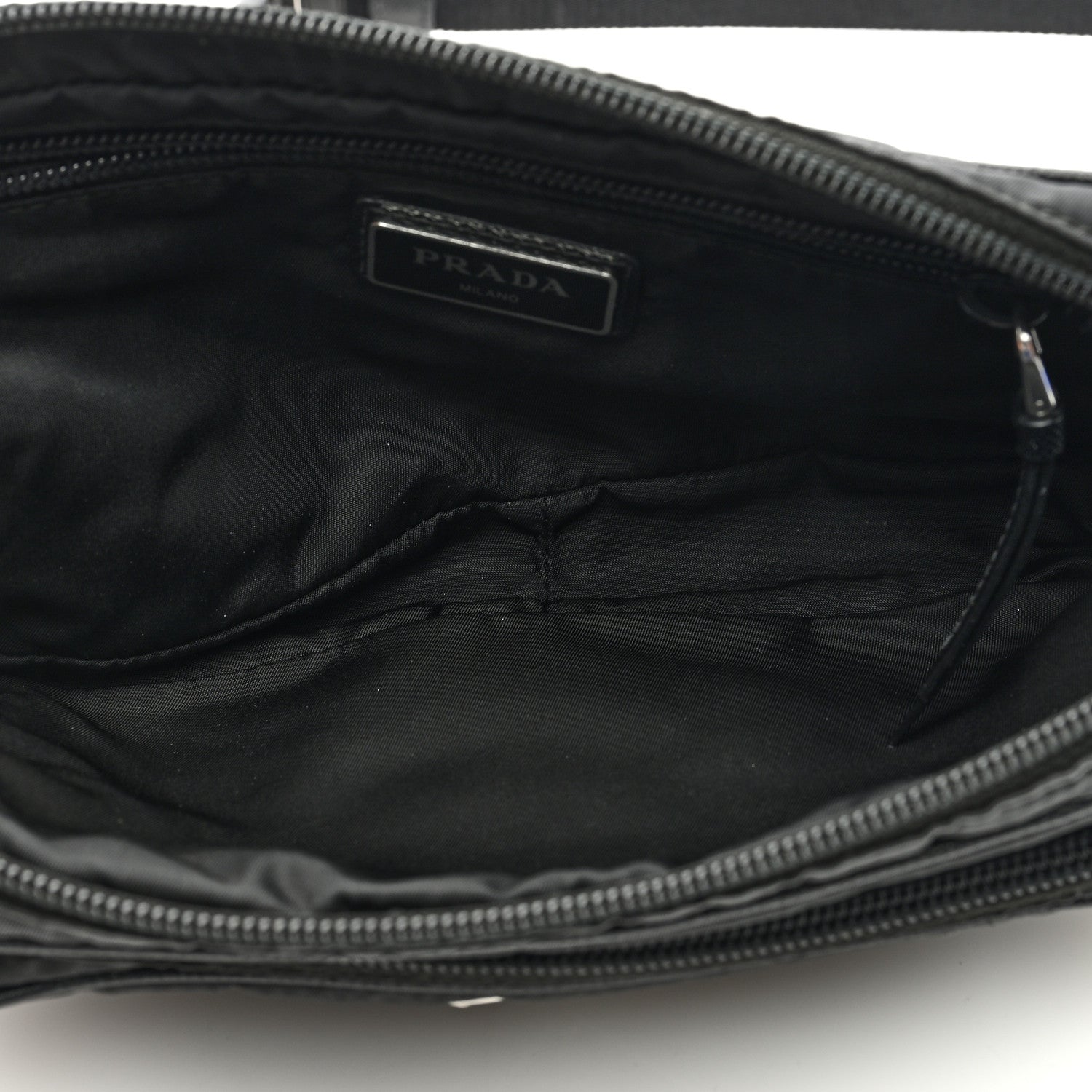 Prada Re-Nylon Saffiano Belt Bag Black Black 5 of 8