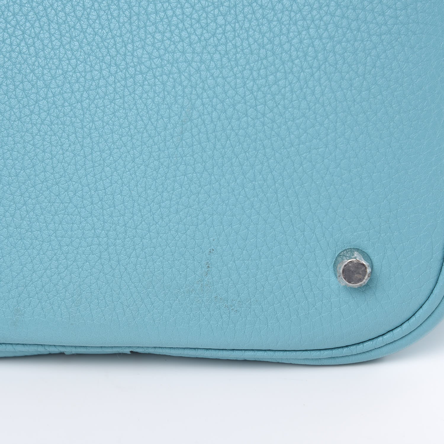 Hermes Taurillon Clemence Picotin Lock 26 GM Bleu Saint Cyr 9 of 12