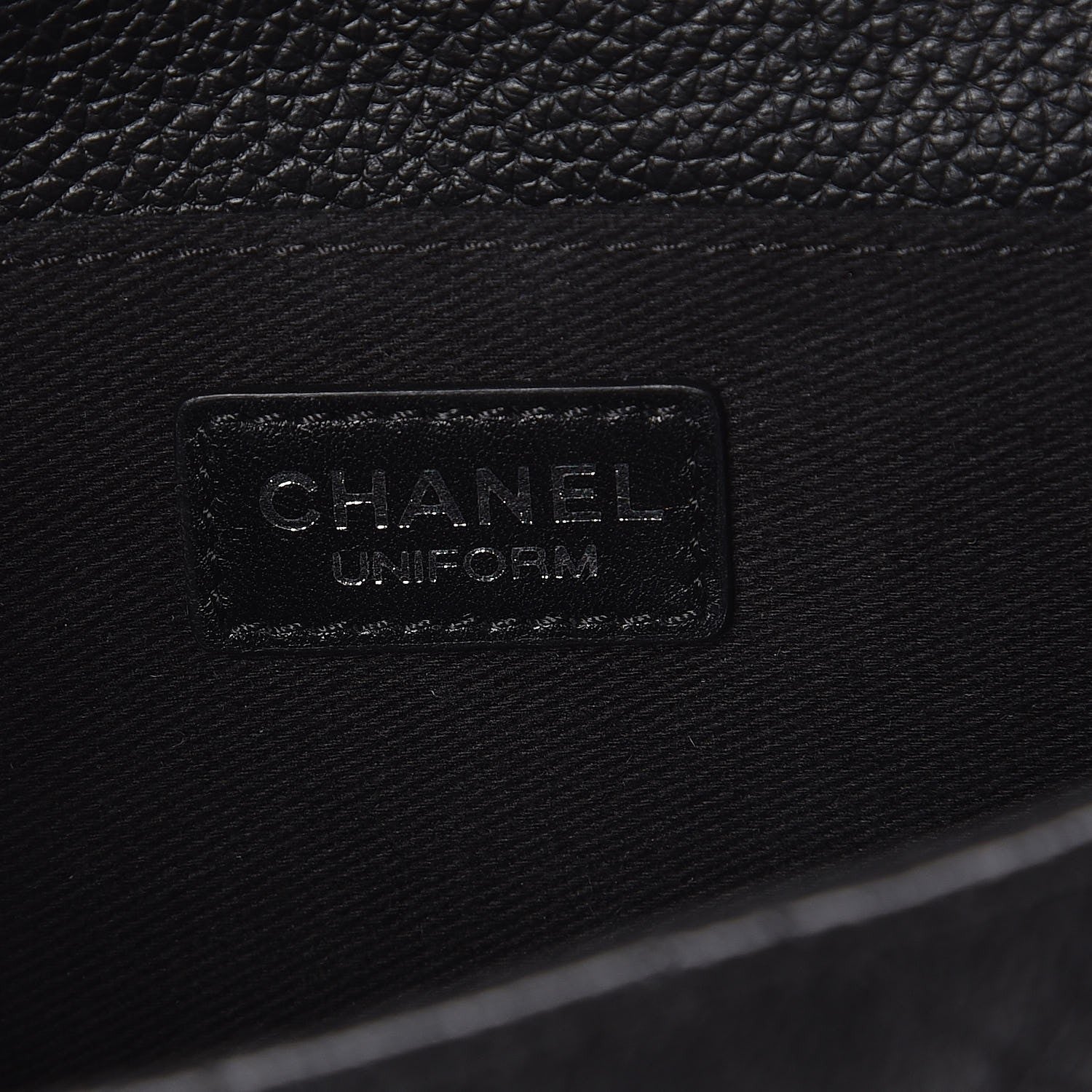 Chanel Grained Calfskin Quilted 2.55 Reissue Flap Belt Bag Clutch Black 6 of 7