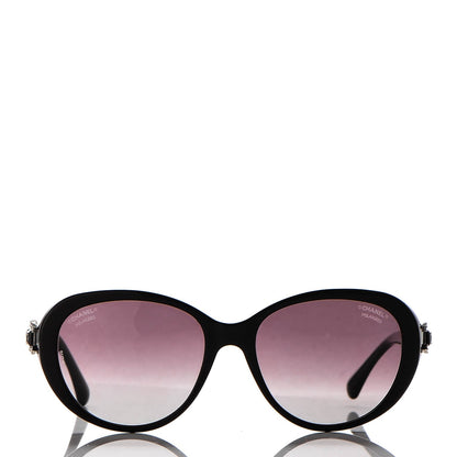 Chanel Pearl Crystal Bijoux Sunglasses 5337 Burgundy 2 of 9