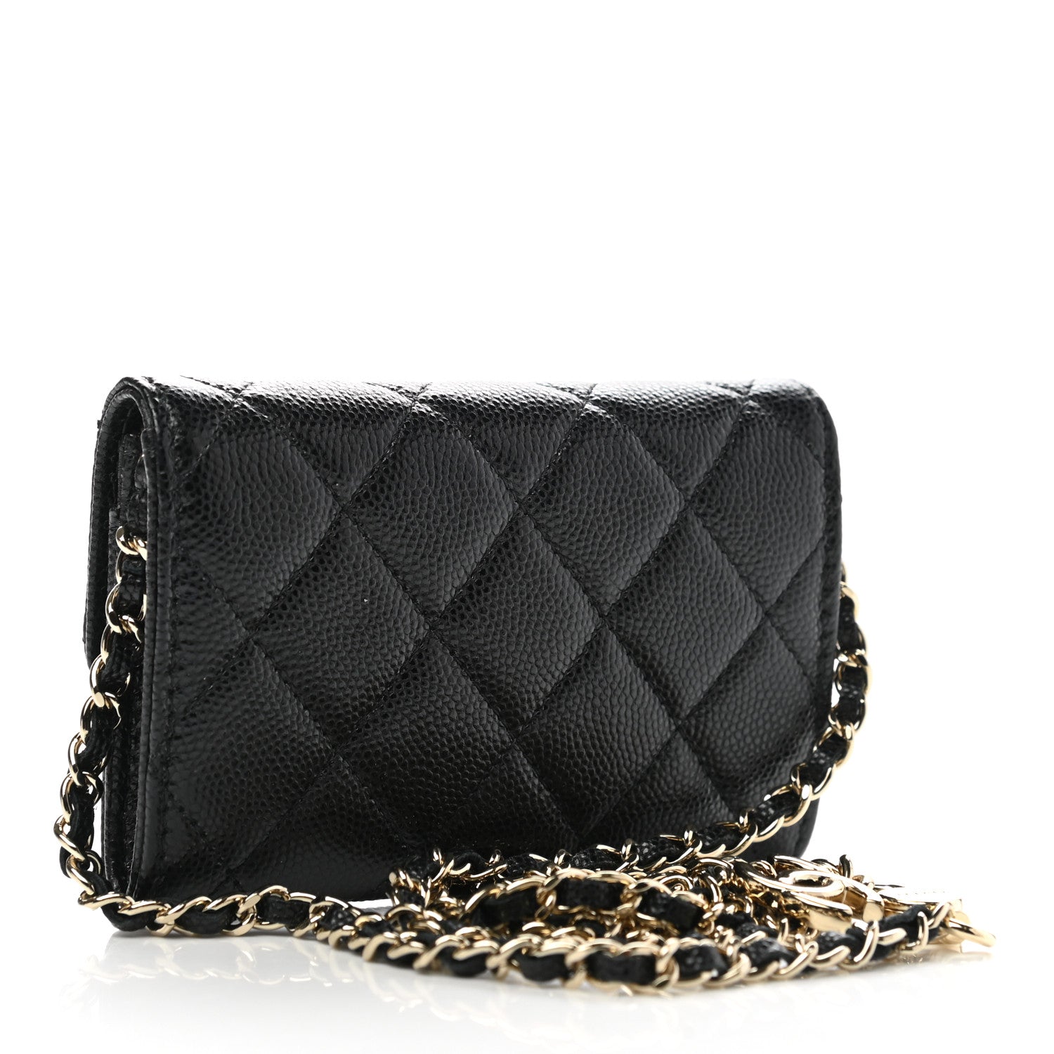 Chanel Caviar Quilted Flap Classic Belt Bag Black 3 of 11