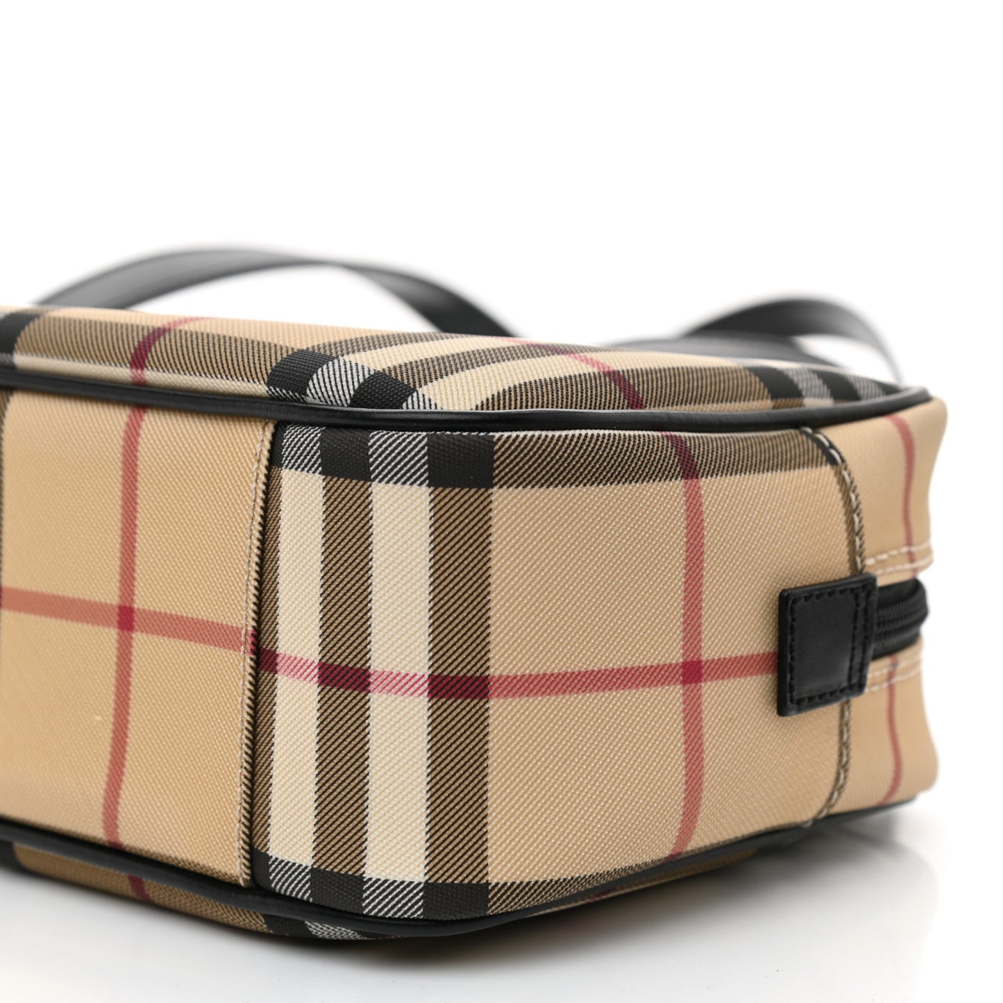 House Check Shoulder Bag Black