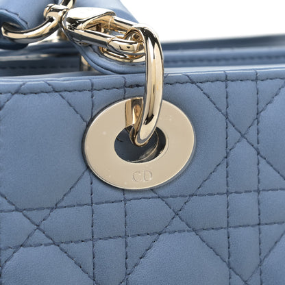 Christian Dior Lambskin Cannage Gradient Small My ABCDior Lady Dior Indigo Blue 9 of 12
