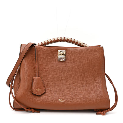 Mulberry Heavy Grain Iris Tote Brown 1 of 9