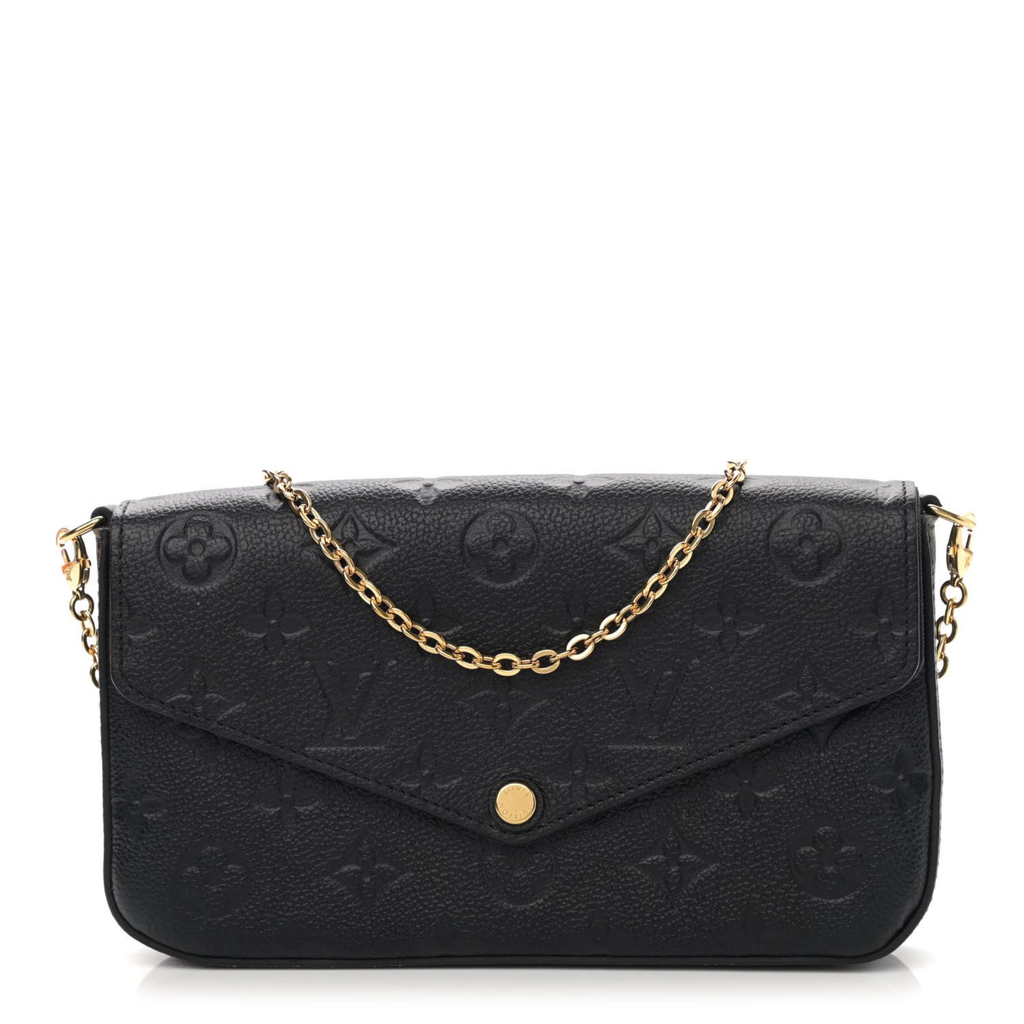 Empreinte Pochette Felicie Chain Wallet Black